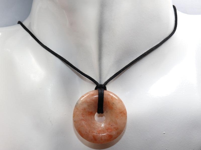 Sunstone on cord