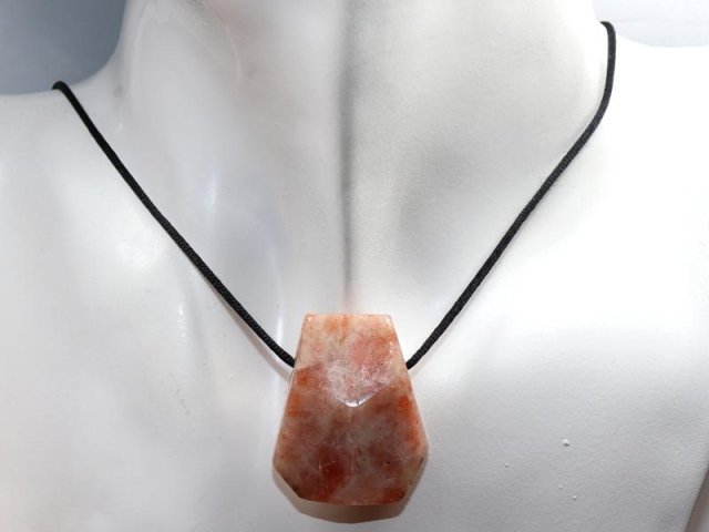 Sunstone on cord