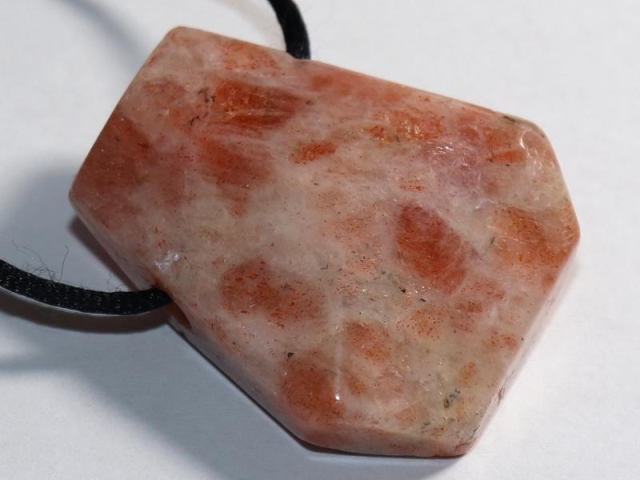 Sunstone on cord