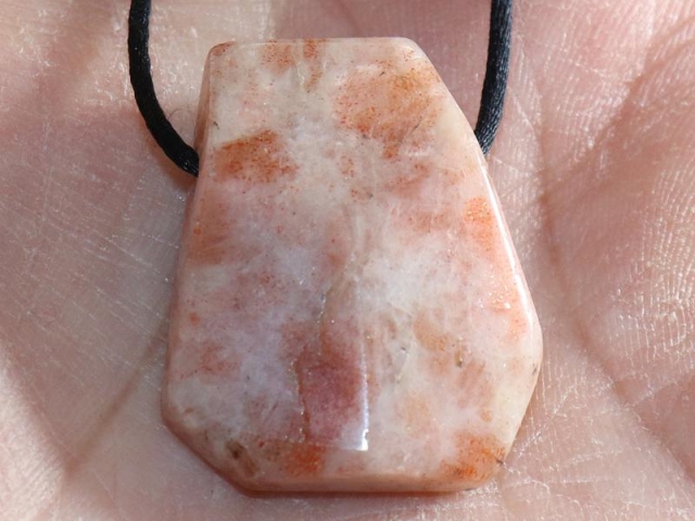 Sunstone on cord