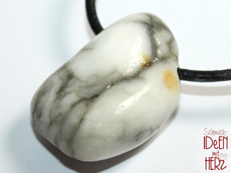 Howlite on cord