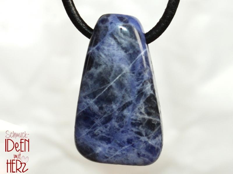 Sodalite on cord