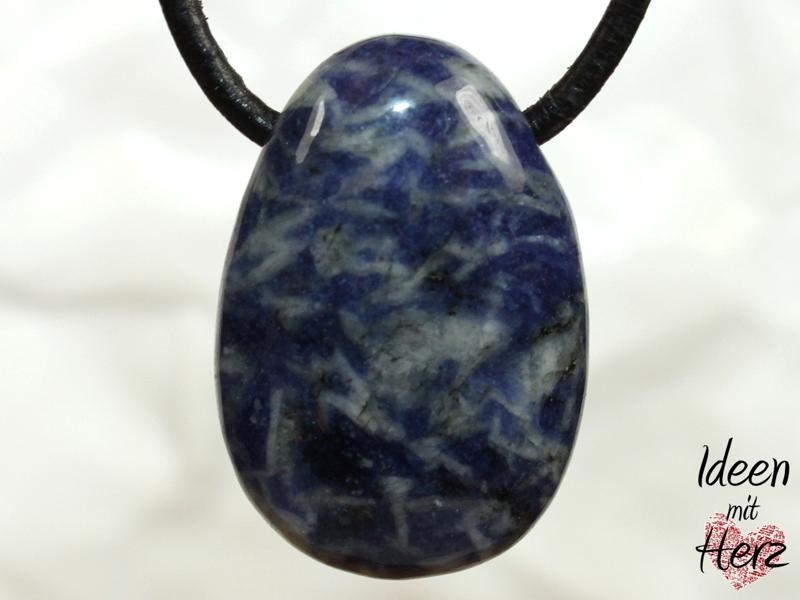 Sodalite on cord