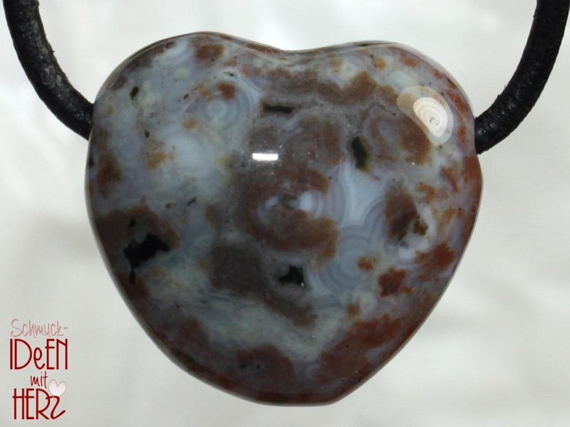 Ocean jasper on cord