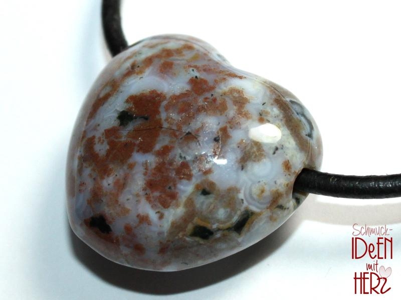 Ocean jasper on cord