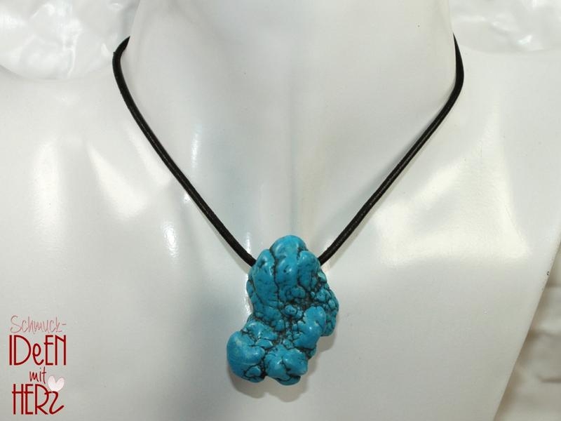 Turquoise (rec.) on cord