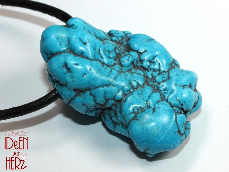 Turquoise (rec.) on cord