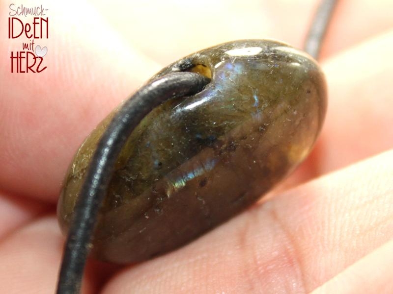 Labradorite on cord