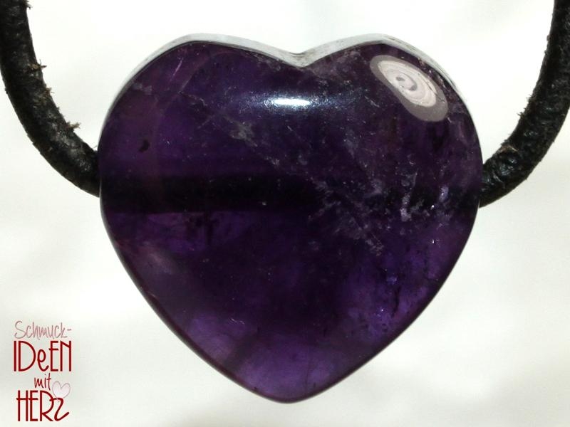 Amethyst auf Band