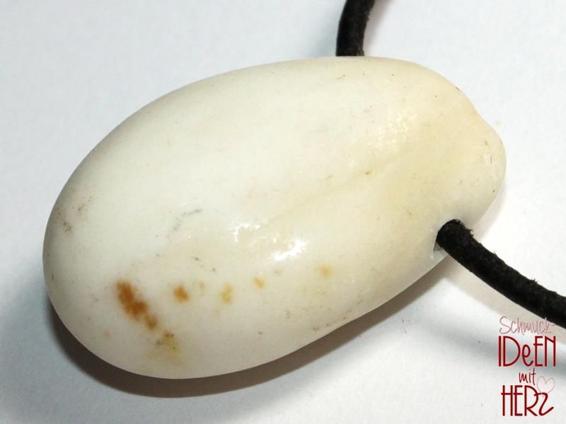 Howlite on cord