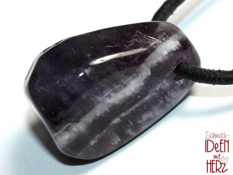 Amethyst auf Band