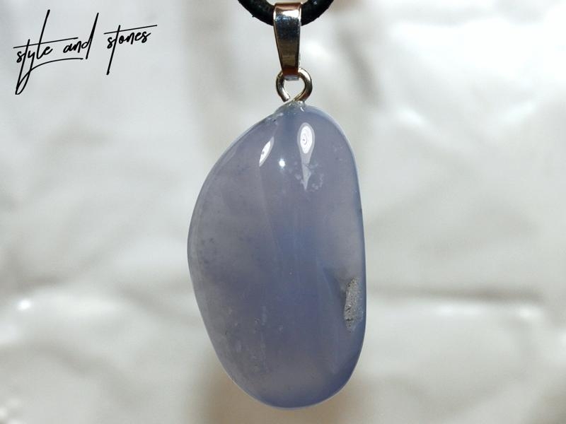 Chalcedony on cord