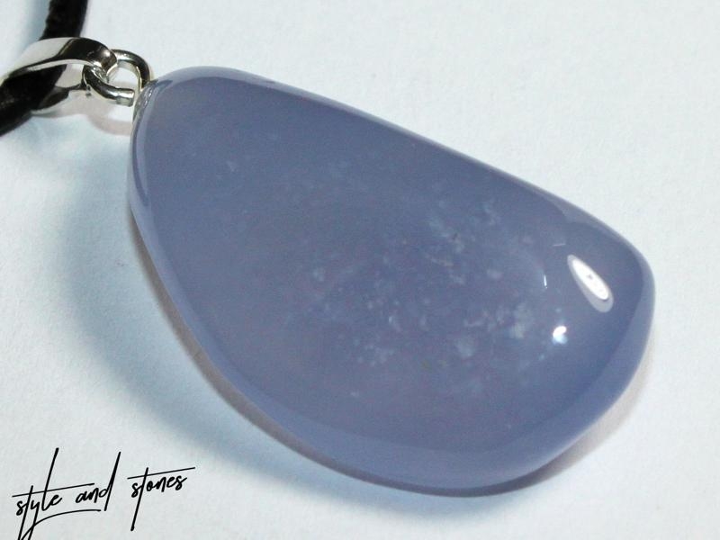 Chalcedony on cord