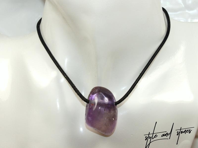 Ametrine on cord