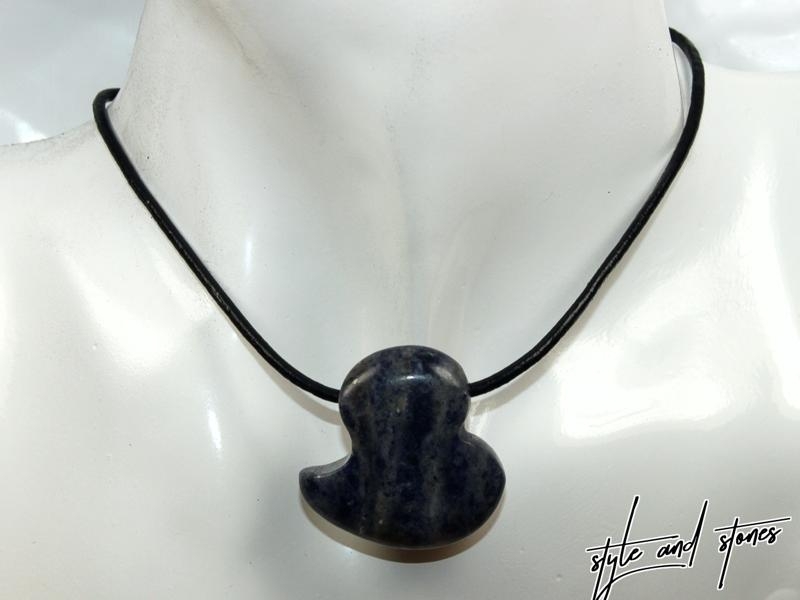 Sodalite on cord