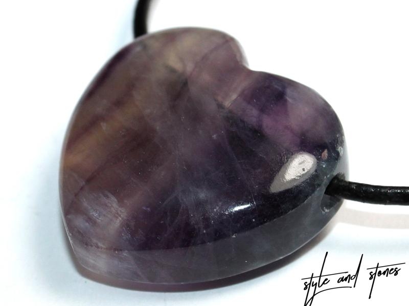 Fluorite on cord