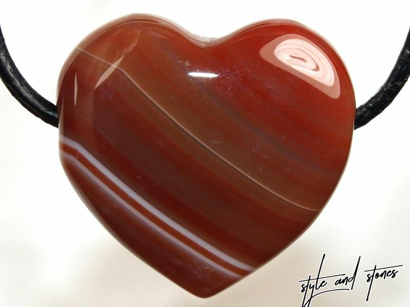 Carnelian on cord