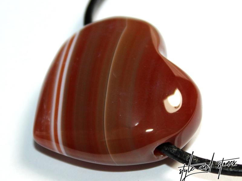 Carnelian on cord