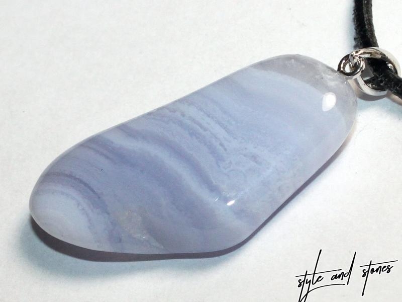 Chalcedony on cord