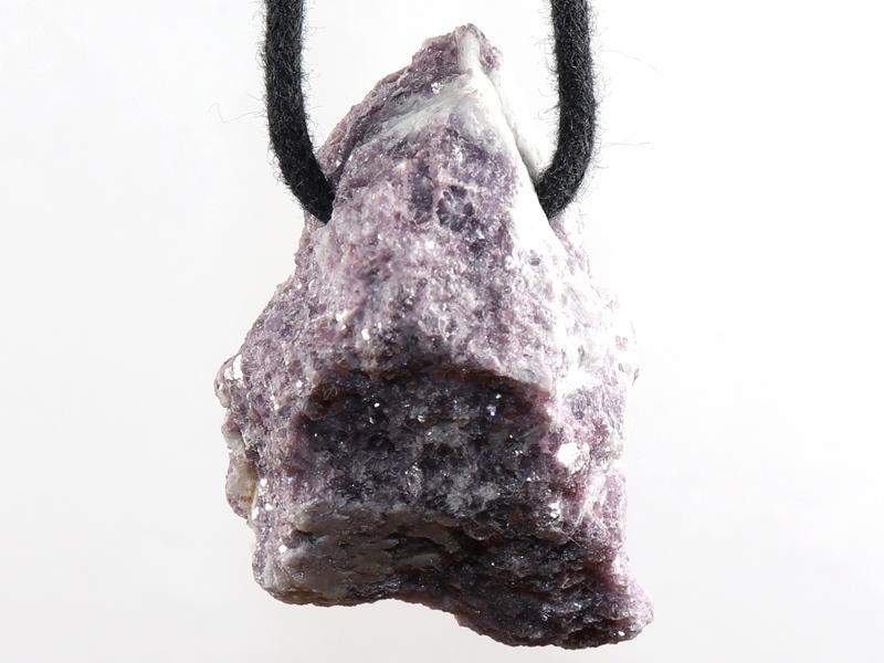 Lepidolite on cord