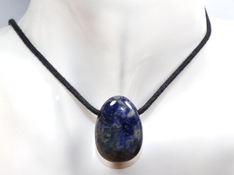 Sodalite on cord