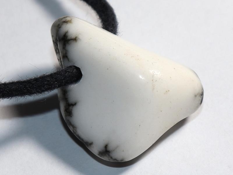 Howlite on cord