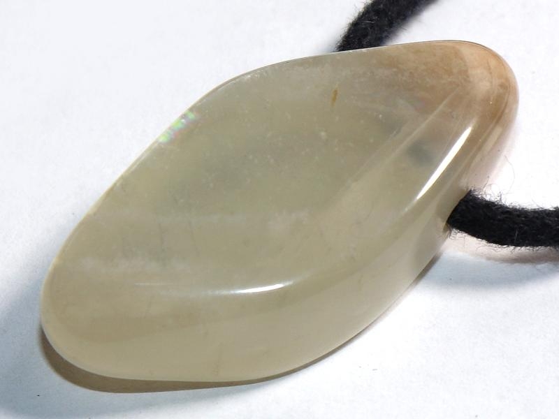 Moonstone on cord