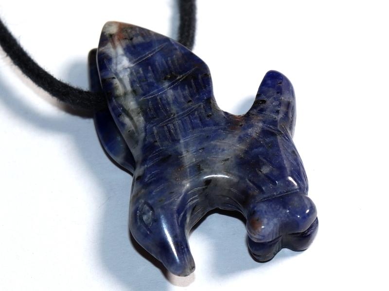 Sodalite on cord