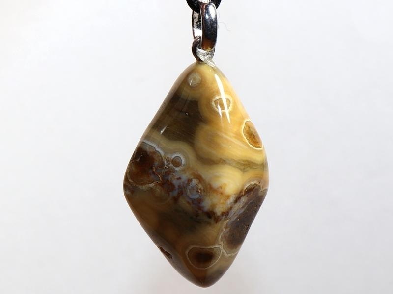 Ocean jasper on cord