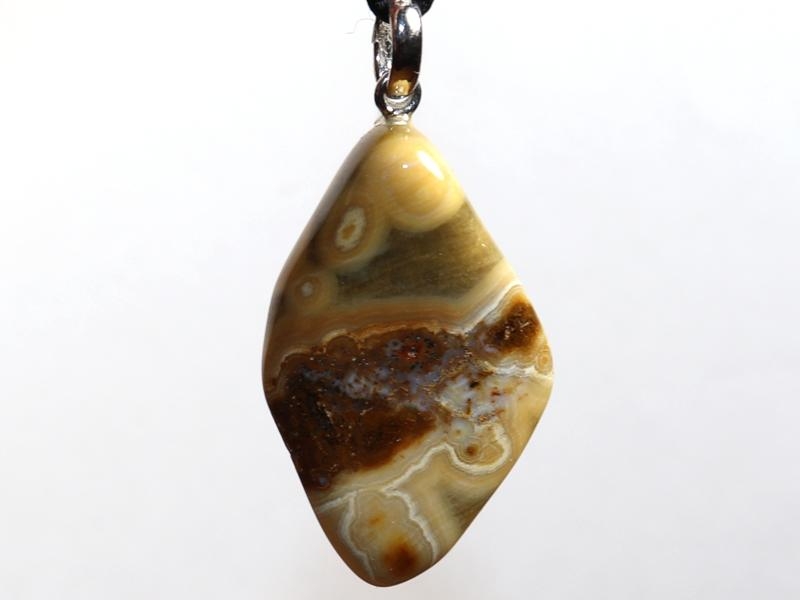 Ocean jasper on cord