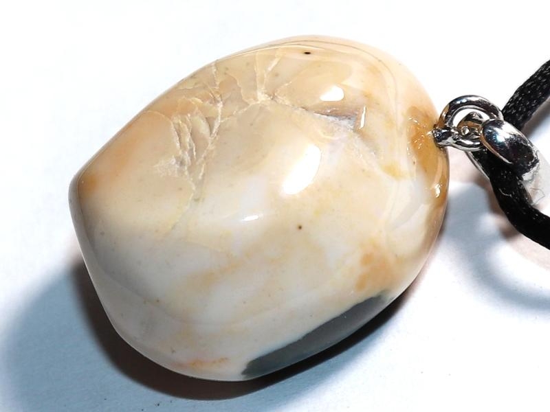 Ocean jasper on cord