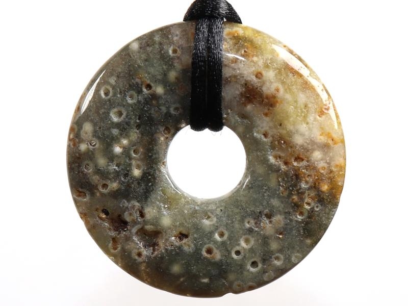 Ocean jasper on cord