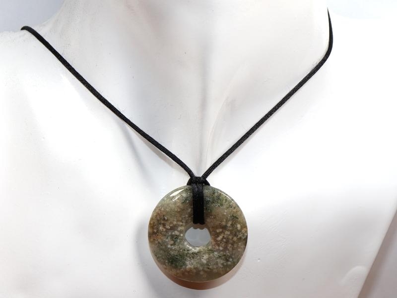 Ocean jasper on cord