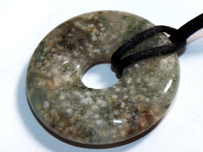 Ocean jasper on cord