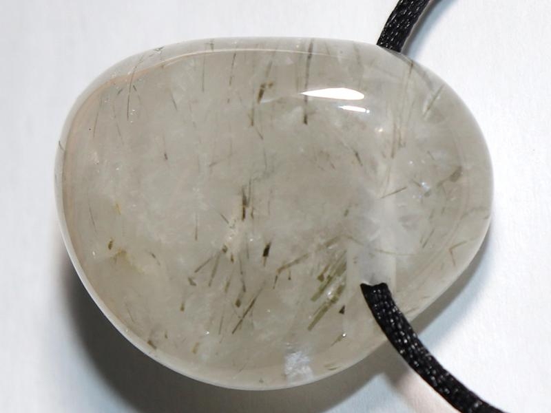 Tourmaline quartz on cord