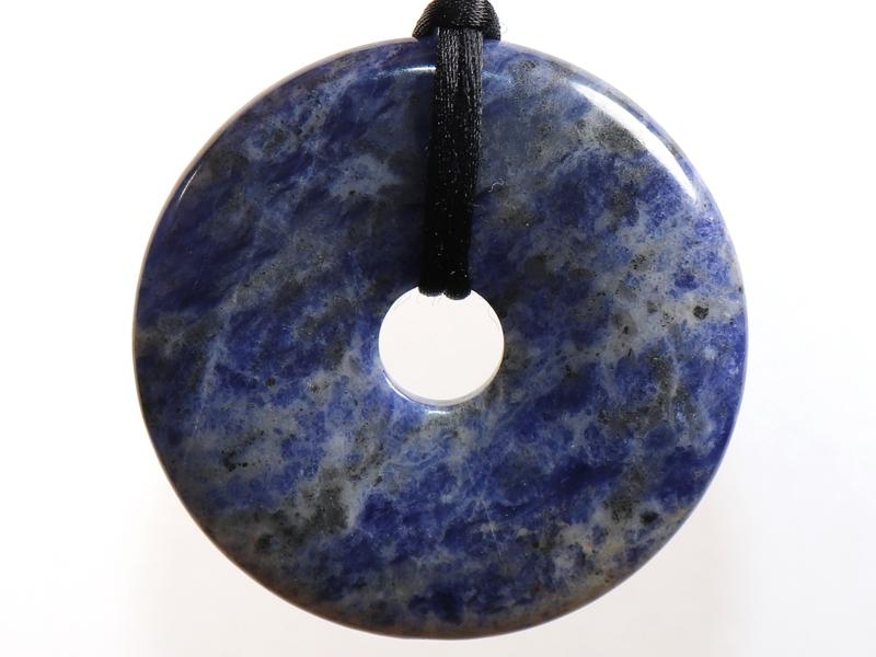 Sodalite on cord