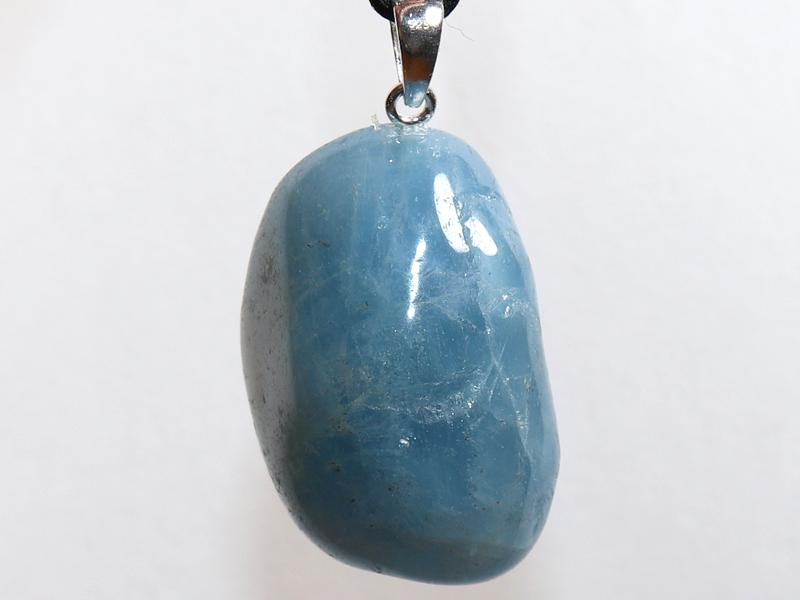 Aquamarine on cord