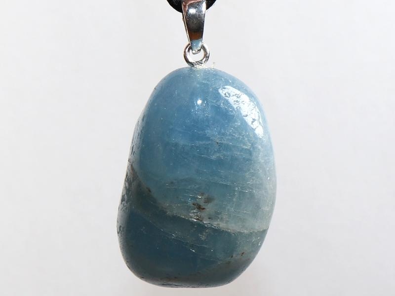 Aquamarine on cord