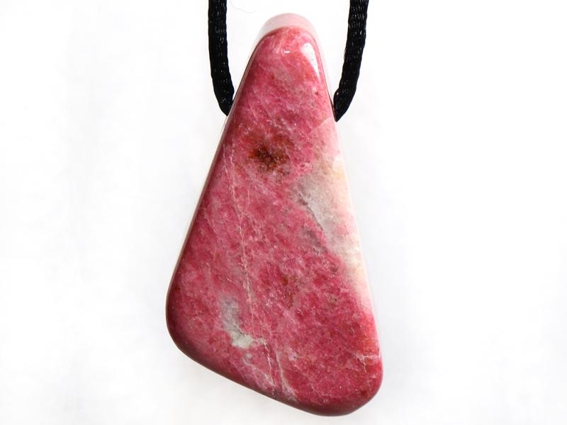 Thulite on cord