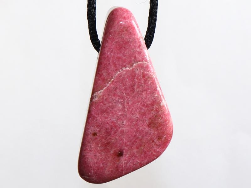 Thulite on cord