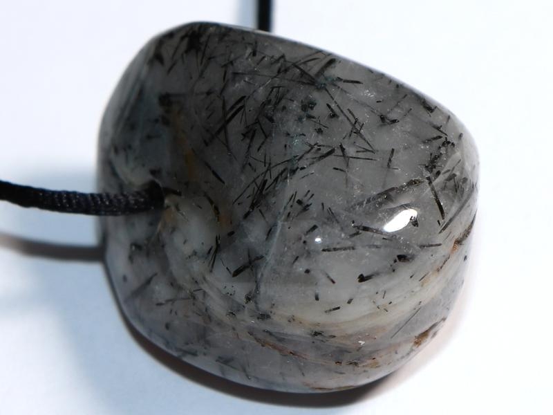 Tourmaline quartz on cord