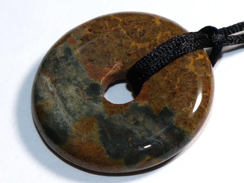 Ocean jasper on cord