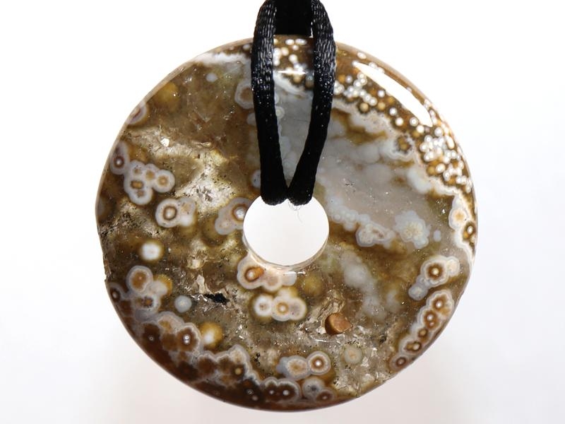 Ocean jasper on cord