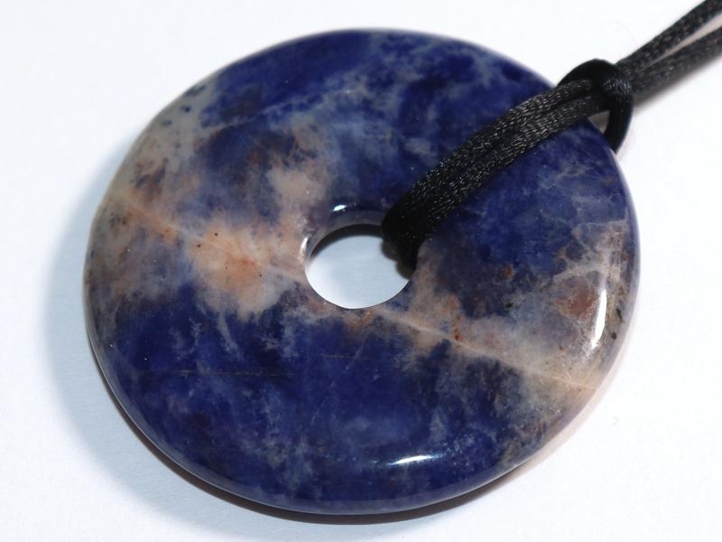 Sodalite on cord