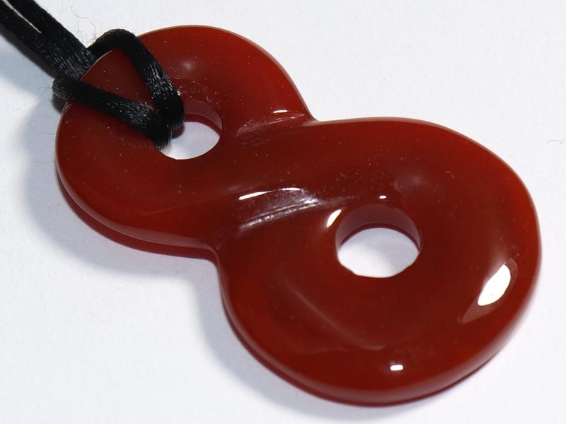 Carnelian on cord