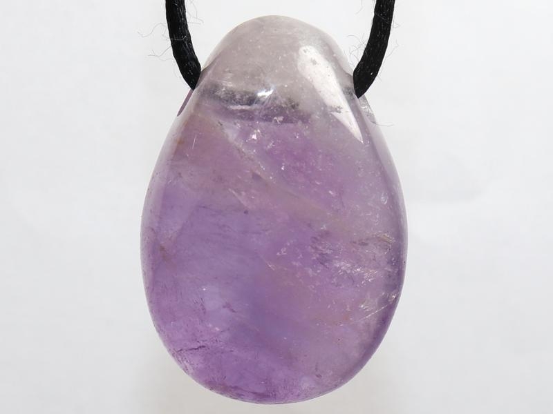 Amethyst on cord