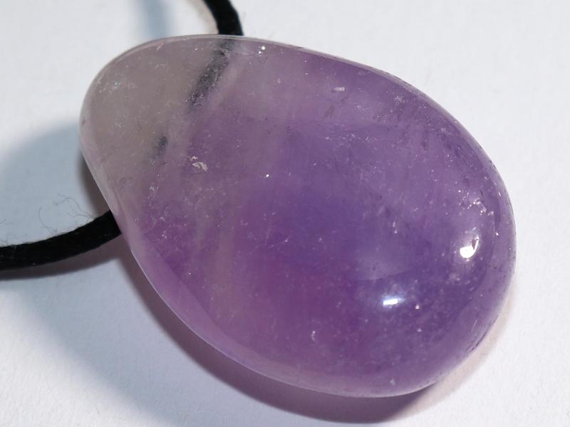 Amethyst on cord