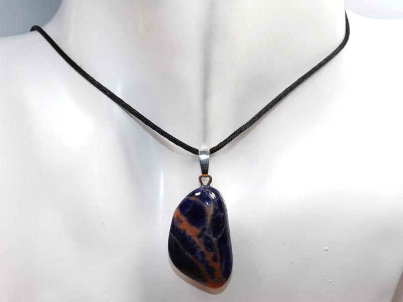 Sodalite on cord