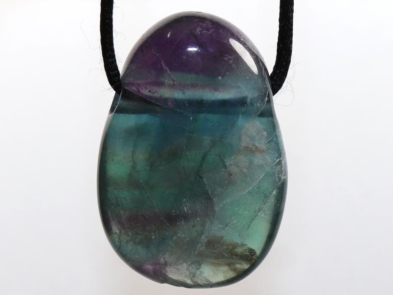 Fluorite on cord