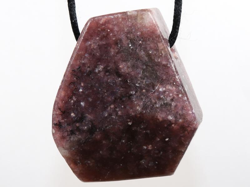 Lepidolite on cord